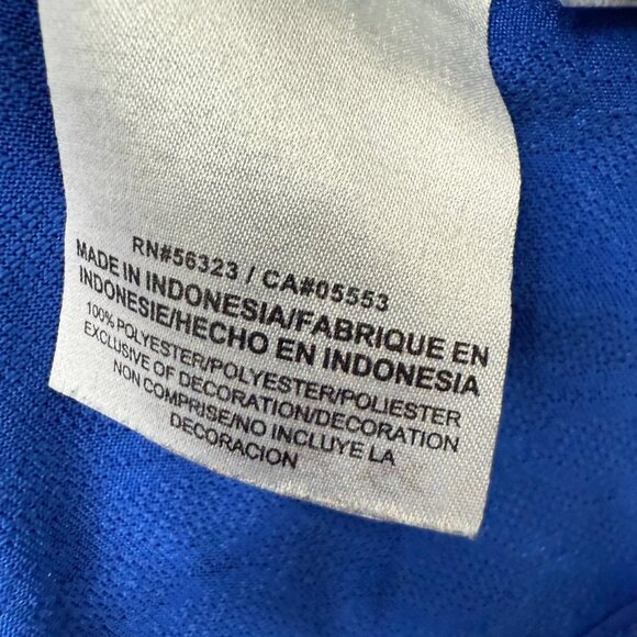 Duke Blue Devils Nike Polo Shirt Men L Blue Performance Short Sleeve - Picture 7 of 15